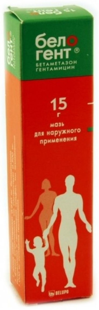 БЕЛОГЕНТ 15г мазь д/нар прим
