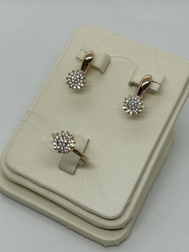 Diamond DL0029 вес 4.43 г золото, фианит