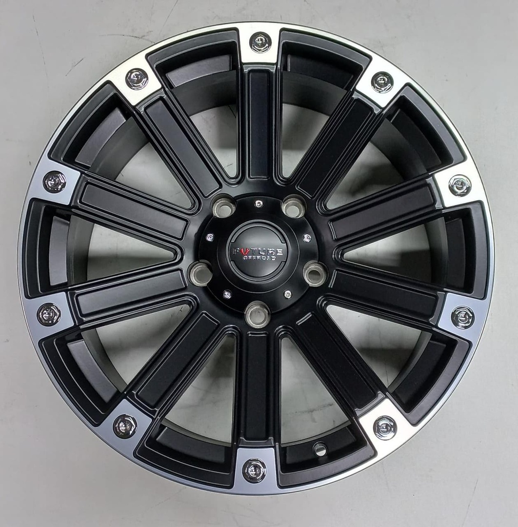 Future 10296 9x20/5x150 D110.1 ET10 черный, серебристый