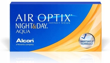 Контактные линзы ALCON Air Optix Night & Day Aqua -6.50 кривизна 8.6 на месяц 3 шт