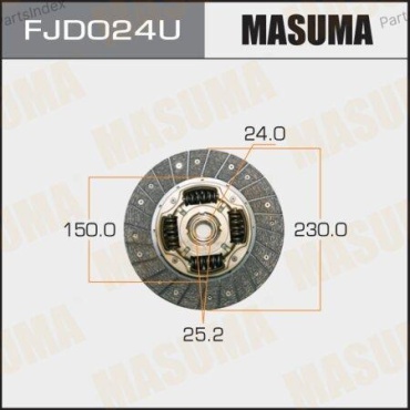 MASUMA Диск Сцепления FJD024U