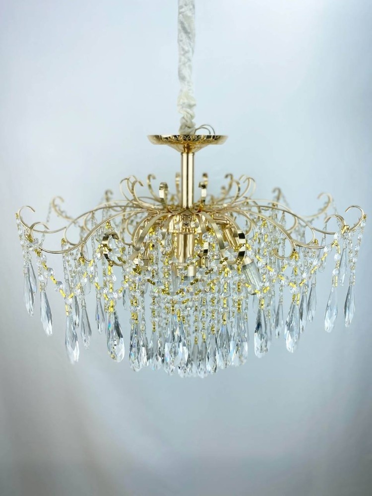 Люстра подвесная Crystal Lux Е14, кол-во ламп: 9 шт