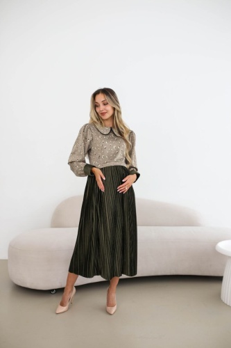 Вечернее платье Sweetmama.kz зеленый