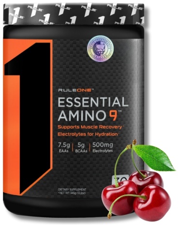 Аминокислотный комплекс Rule 1 Essential Amino 9 вишня 345 г