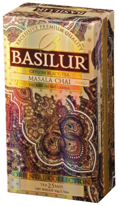 Купить Чай Basilur Masala Chai черный в коробке 25 пакетиков в кредит в ...