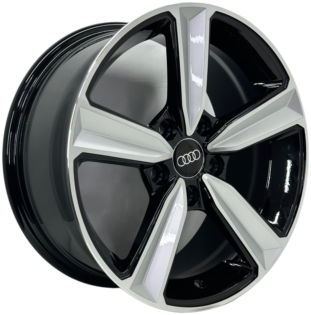 Yixing AUDI 441 7x16/5x112 D66.5 ET35 4 диска черный, серебристый