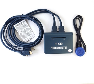 ViTi 2HDU Switch 2 port черный