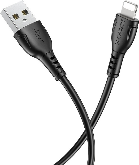 Купить Кабель Borofone USB - Lightning 1 м BX51 черный в кредит в ...