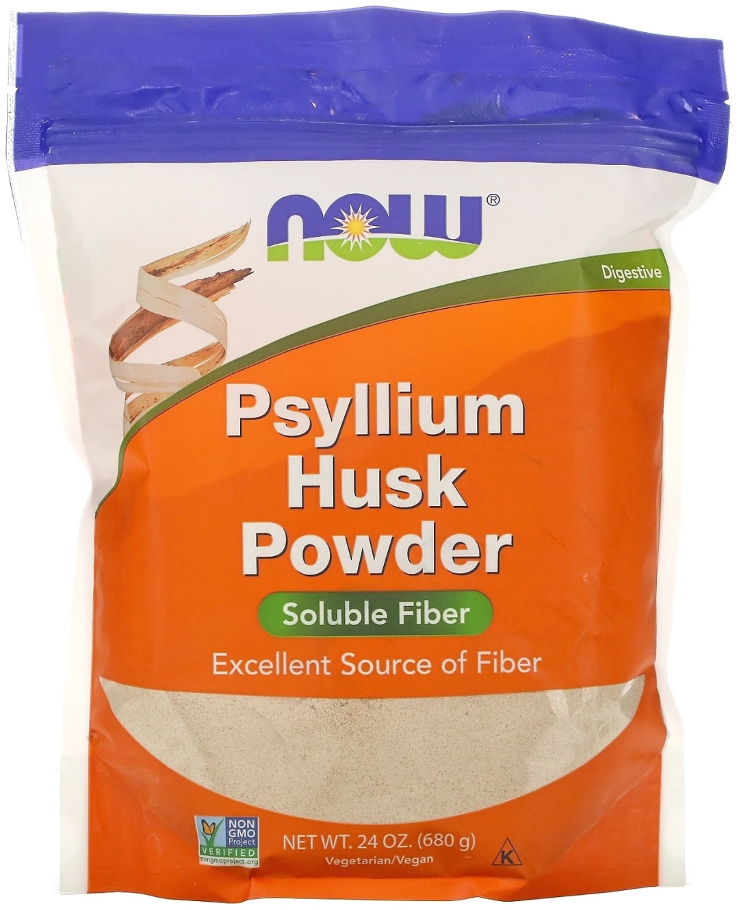 Купить NOW Foods Шелуха семян подорожника порошок Psyllium Husk Powder ...