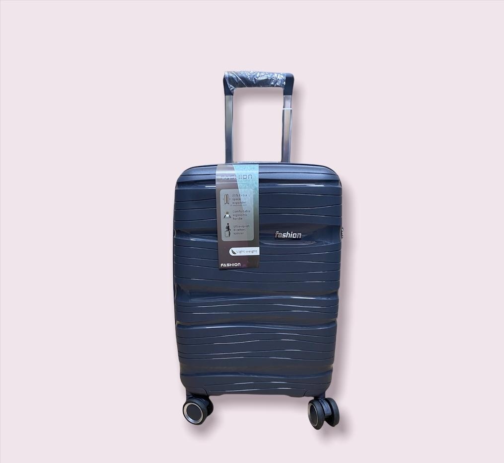 Чемодан Fashion Case 64651PP полипропилен 37 л серый