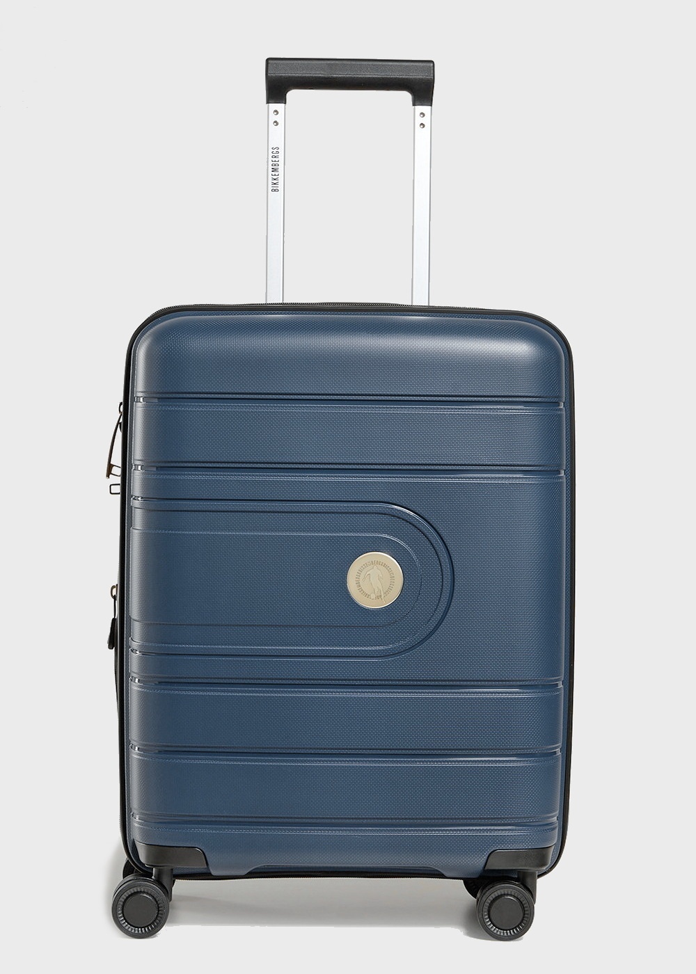 Чемодан Bikkembergs BKTR00301W-син-AW2324 поликарбонат, ABS-пластик 42 л синий