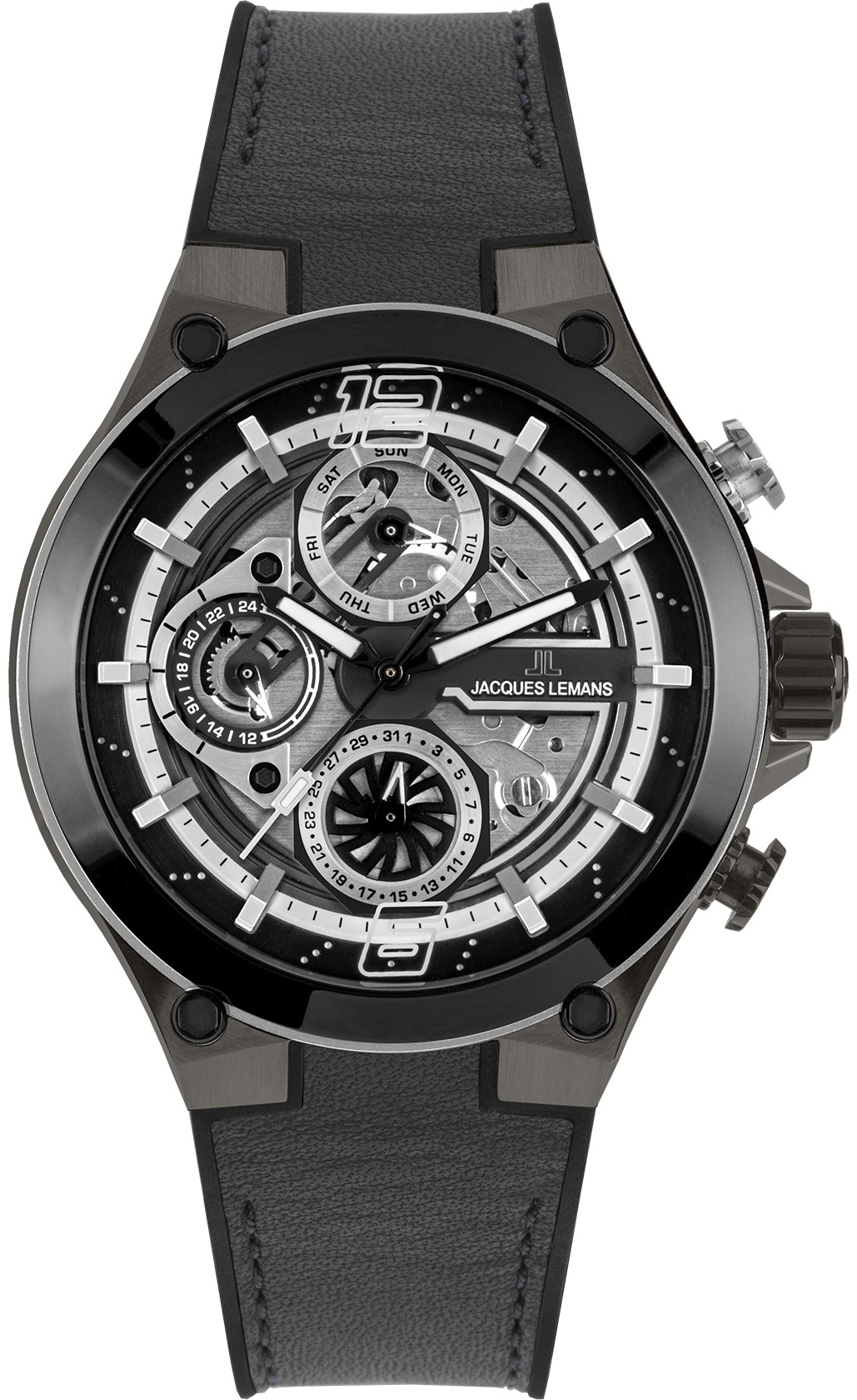 Кварцевые JACQUES LEMANS 1-2150A нержавеющая сталь