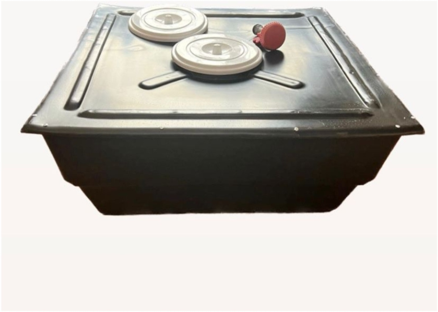 Бак для душа PLASTIKA P001 с лейкой и крышкой, из прочного полимера, 200 л, 1 шт