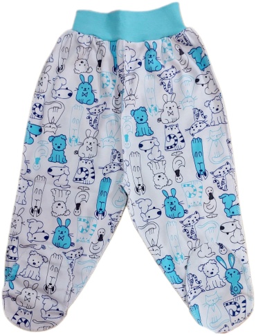 Ползунки Munka Kids голубой