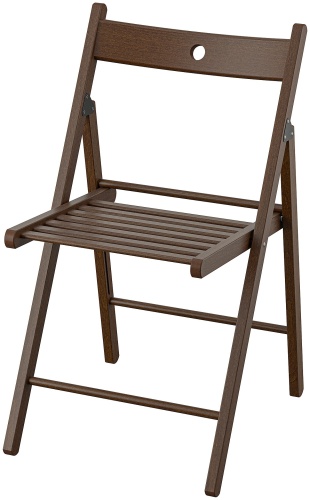 Стул IKEA Фресви 40534326, 77x44x51 см, коричневый