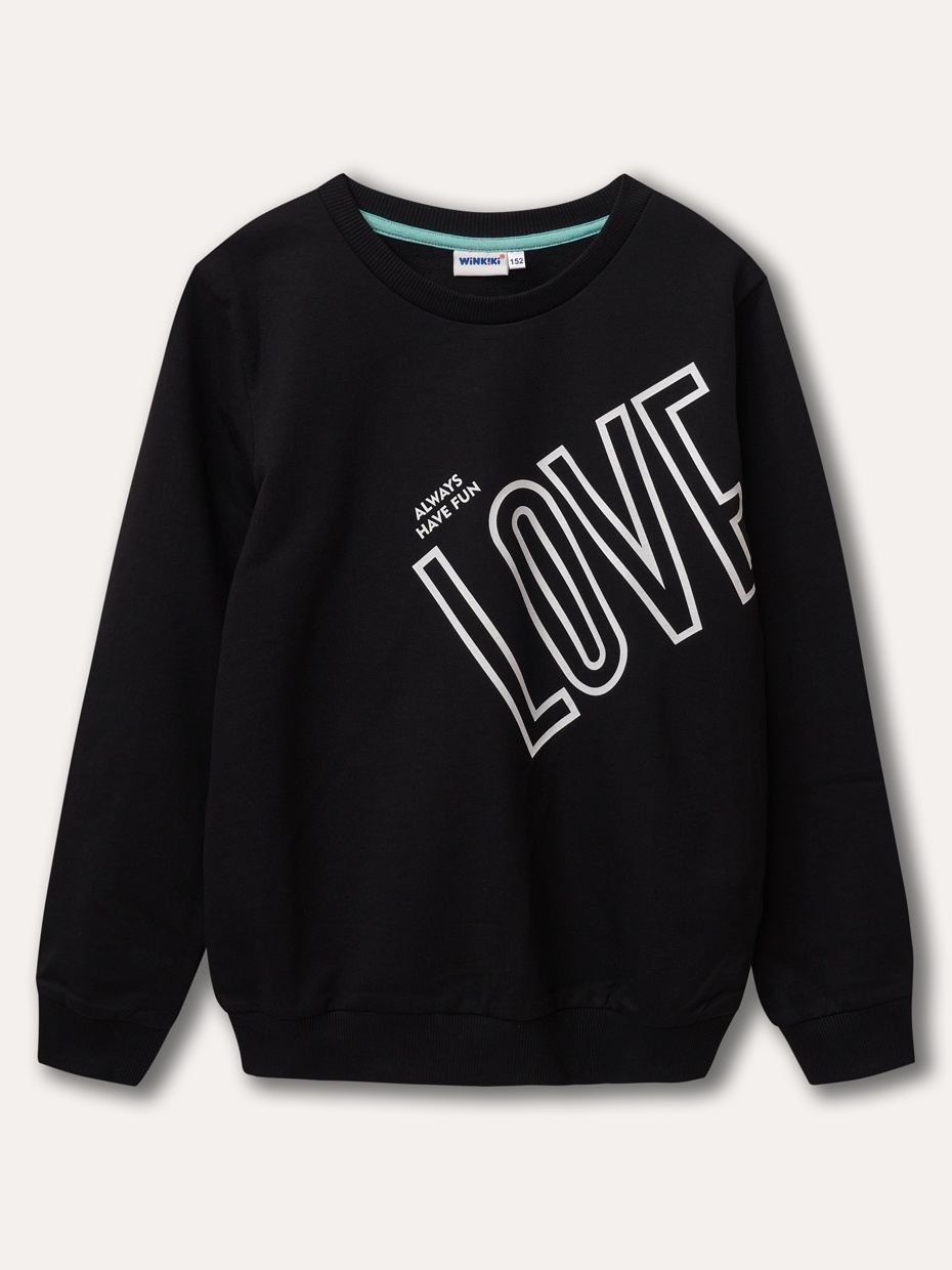 Свитшот WINKIKI Kids Wear черный