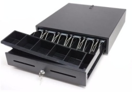 Денежный ящик PosPro ключевой замок (405х115х420 мм)