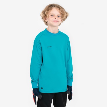 Лонгслив Decathlon бирюзовый 122