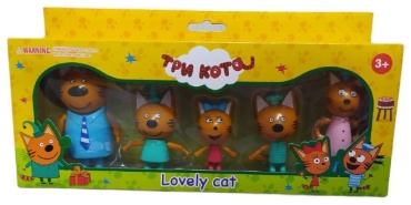 Фигурка Три кота Семейка 10 см 5 шт