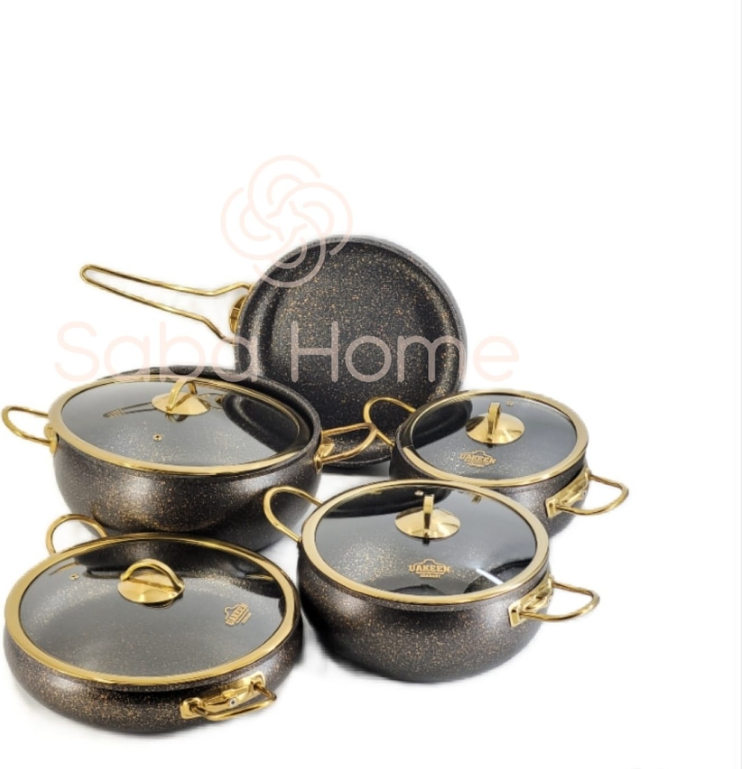 Saba Home смешанный набор SHVK-54K гранит, металл 9 в 1