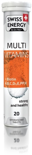 Swiss Energy Multivitamins + Biotin 20 таблеток