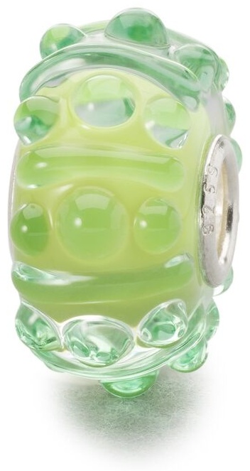 Шарм Trollbeads TGLBE-20118 вес 1.95 г серебро, муранское стекло