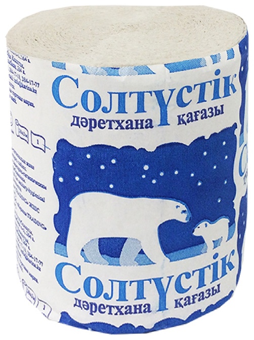 Карина туалетная бумага 1-слойный 24 шт, вторичная целлюлоза