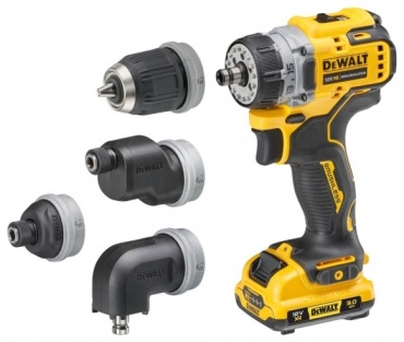 DeWALT дрель-шуруповерт DCD703L2T-QW 12 В