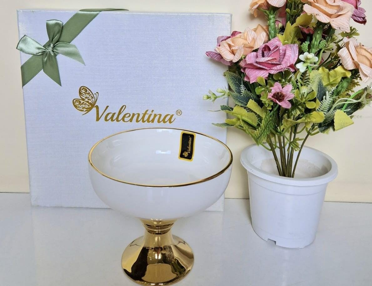 Сухарница Valentina 1 шт, фарфор, 15х15 см
