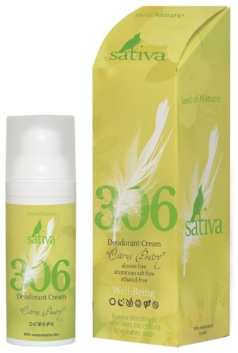 Sativa №306 Citrus Poetry дезодорант унисекс 50 мл