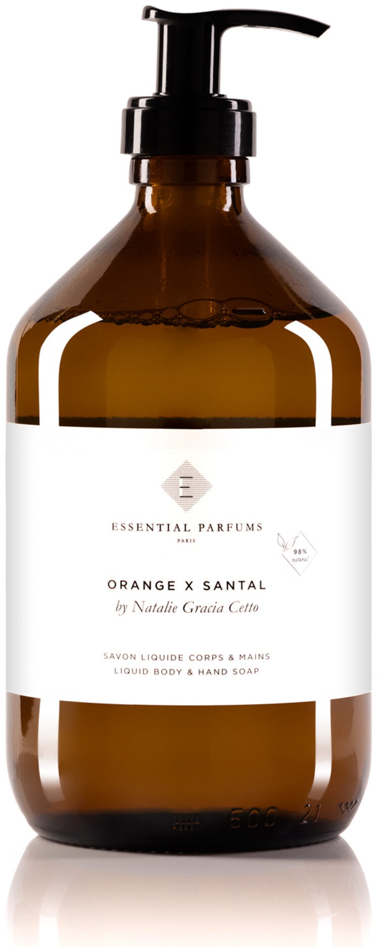 Жидкое мыло хозяйственное Essential ORANGE X SANTAL by Natalie Gracia-Cetto 500 мл