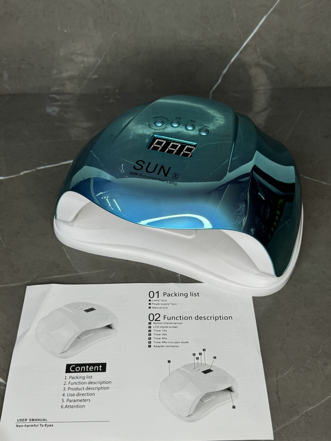 Лампа SUN X max LED-UV 54 Вт