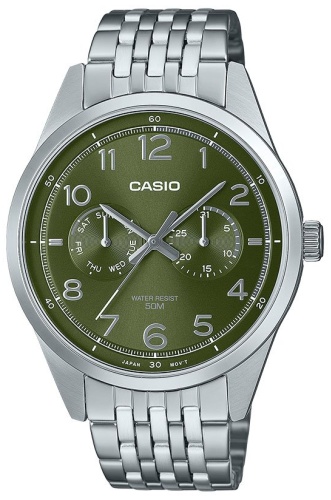 Кварцевые CASIO MTP-E340D-3AVDF нержавеющая сталь