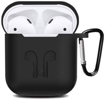 Чехол для Apple AirPods, AirPods 2 черный