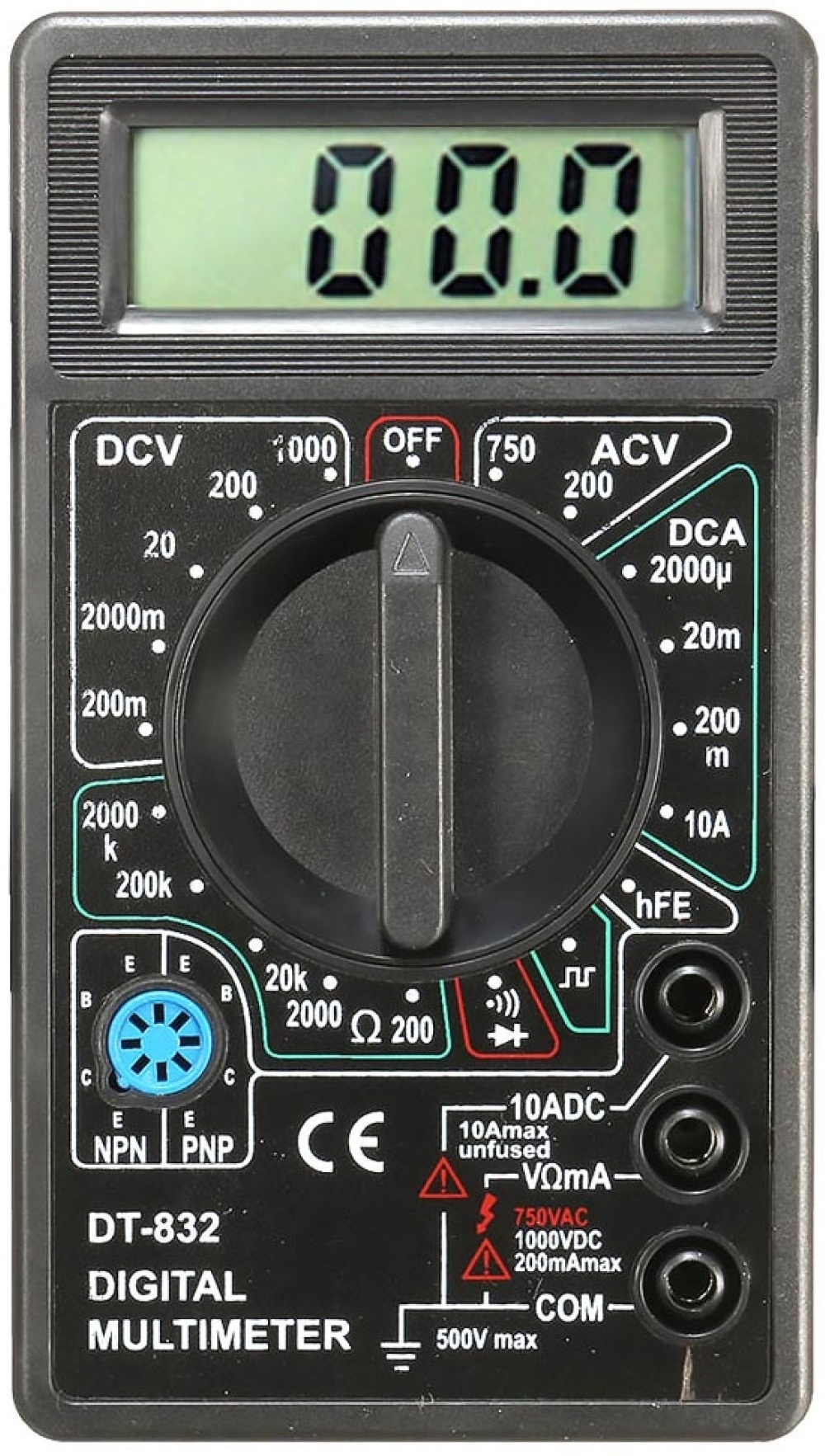 Купить Мультиметр DT-832, цифровой в Алматы – Магазин на Kaspi.kz