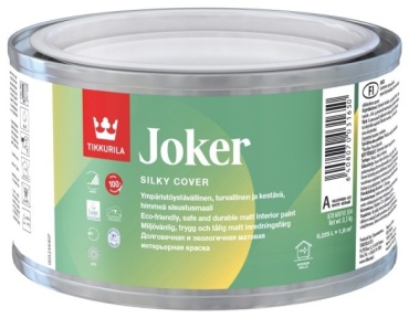 Tikkurila водоэмульсионная Joker А 0.225 л, белый цвет
