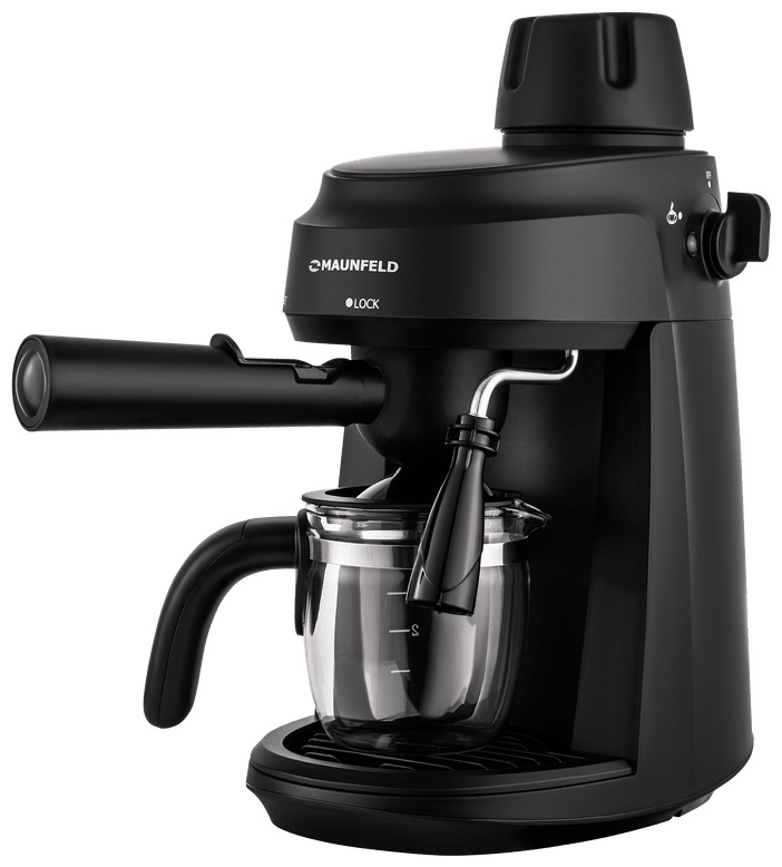 Кофемашина рожкового типа MAUNFELD MF-733BK 3