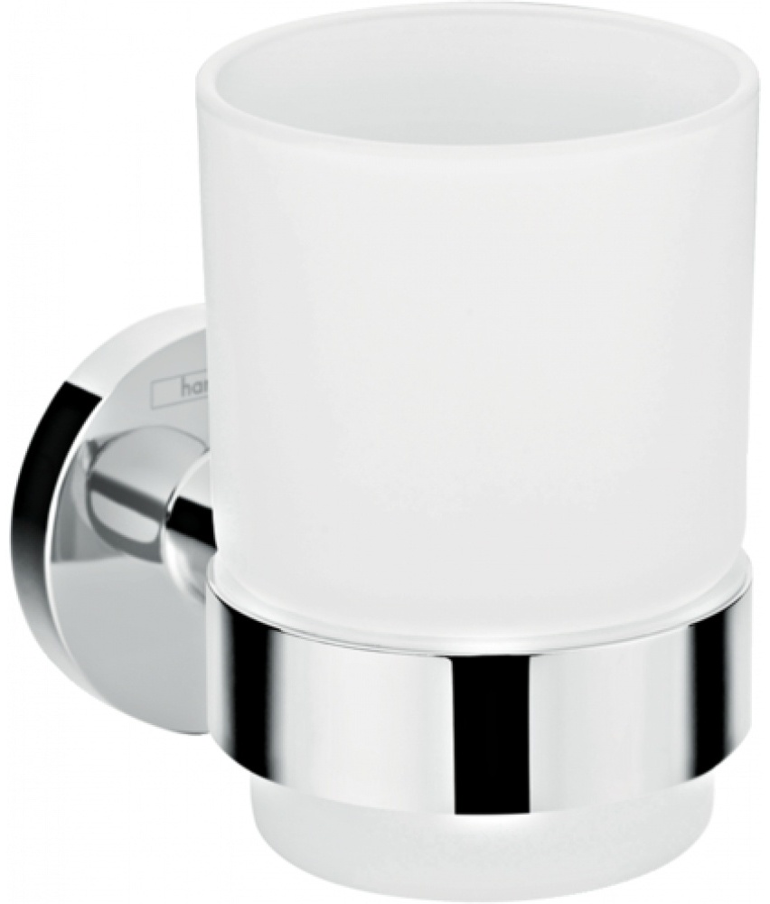 HansGrohe стакан 41718000 2 шт, металл, стекло