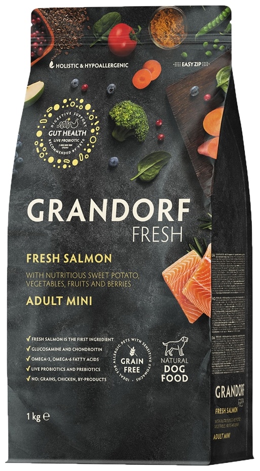 Купить Корм GRANDORF Dog Fresh 1 кг в Алматы – Магазин на Kaspi.kz