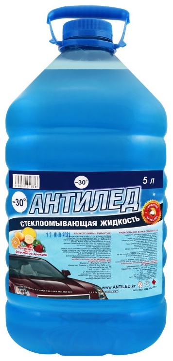 Жидкость для стеклоомывателя Антилед 341616 Антилед -30С 5 л