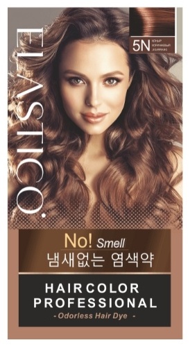 Elastico Hair Color Professional 5N коричневый крем-краска 300 мл