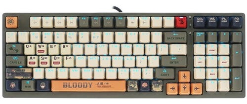 Клавиатура Bloody S98 Aviator черный
