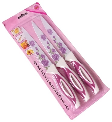 Универсальный KITCHENWARE STORE 580433, лезвие: нержавеющая сталь 3 шт