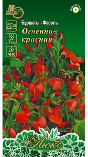 ИНВЕНТ+ фасоль вьющаяся огненно-красный