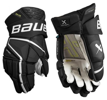Bauer перчатки хоккейные S22 VAPOR HYPERLITE JR черный, белый 10