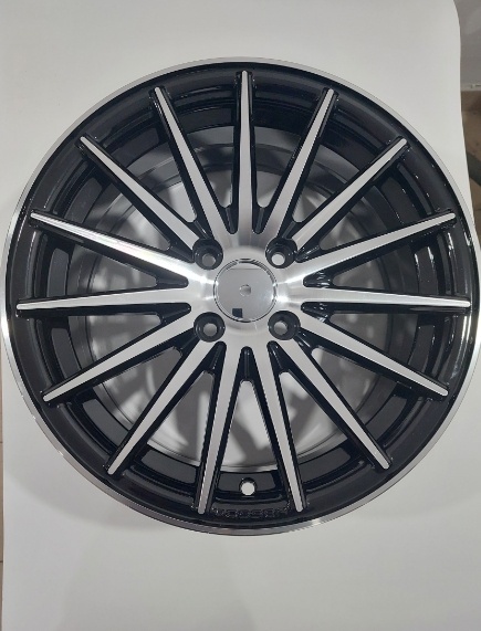 Vossen 199 7x15/4x98 D58.6 ET35 черный, серебристый