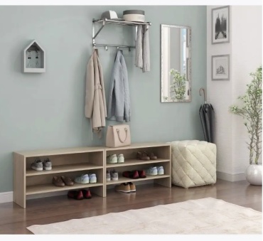 Обувница MFMaster 78x28.60x45 см, ЛДСП, дерево