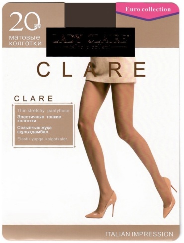Колготки LADY CLAIRE серый