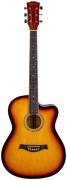Гитара акустическая Adagio MDF3917 коричневый, оранжевый