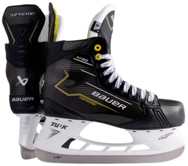 Bauer Коньки S24 SUPREME M30 D хоккейные черный, желтый